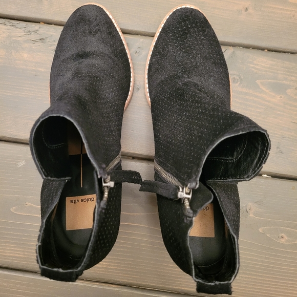 Dolce Vita size 8 black ankle boots - Picture 5 of 7